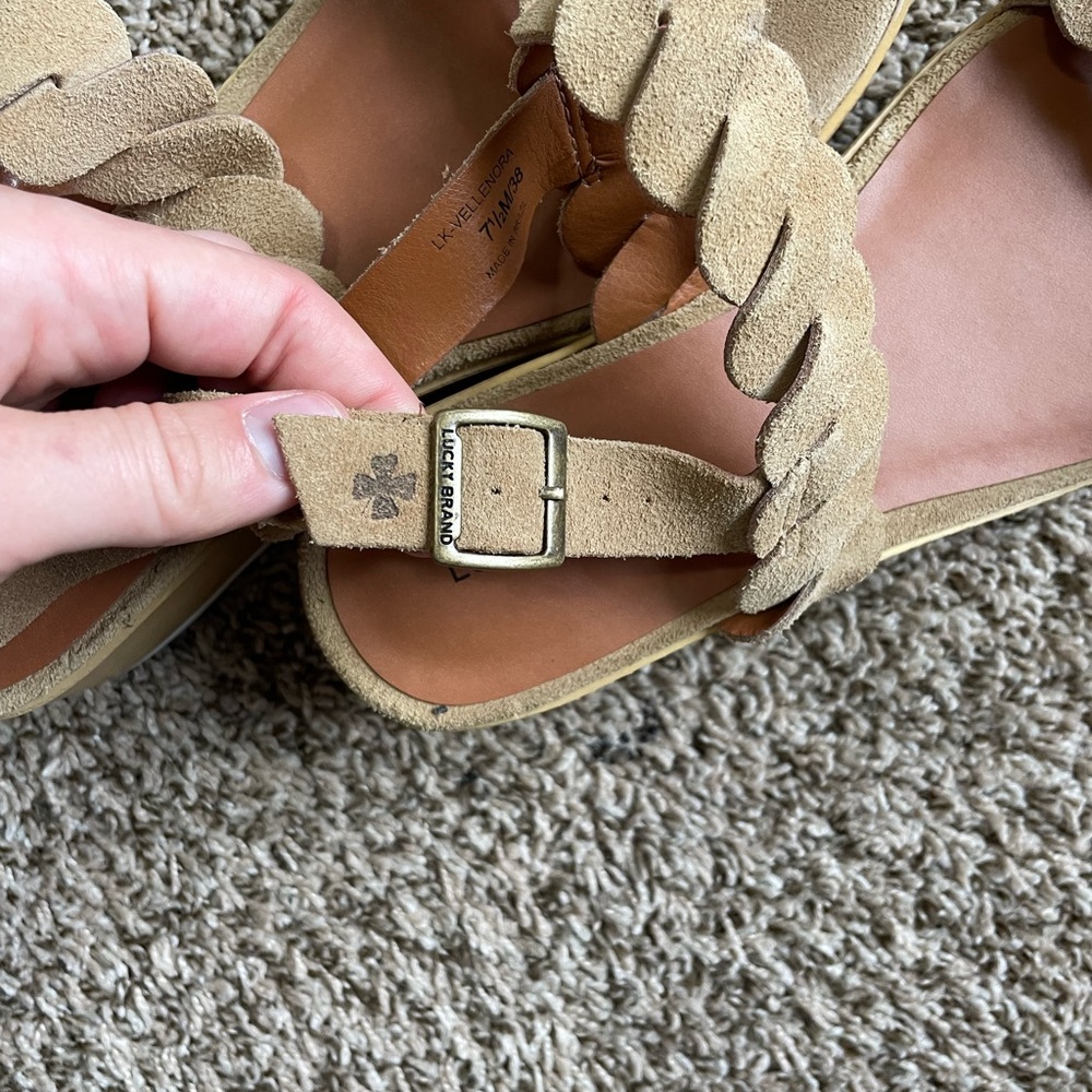 Lucky Brand Women's Vellenora Platform Wedge Sandal Size 7.5 - Picture 4 of 7